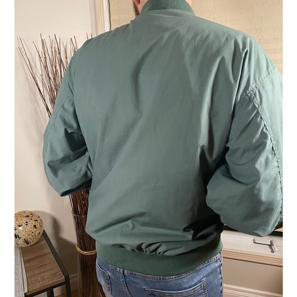 Vintage Denver Hayes Men’s XL Sage Green Zip Up Jacket - Picture 3 of 5